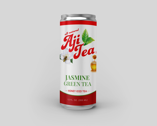 Aji Tea - Jasmine Green Tea and Honey Iced Tea (Case of 12)